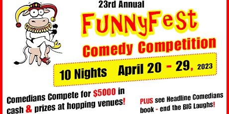 Comedy Competition - 23rd Annual - 10 nights with 50 Comedians-Calgary YYC