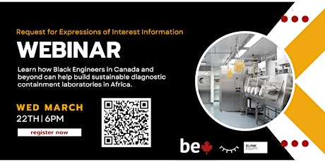 Sustainable Diagnostic Containment Laboratories Information Webinar
