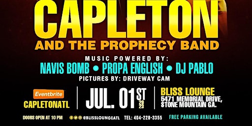 Capleton & The Prophecy Band primary image