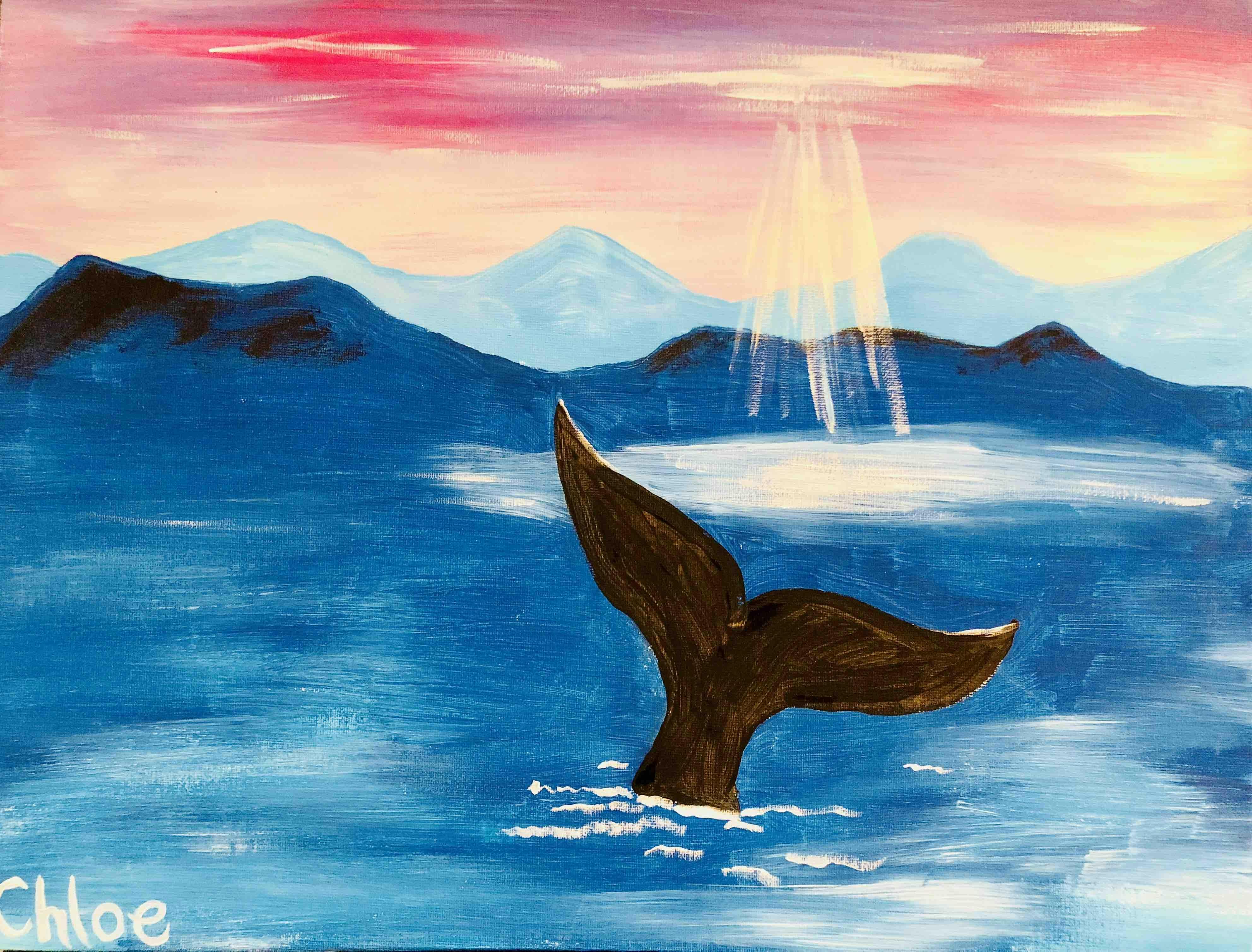 family friendly painting class whale tale 16 sep 2018