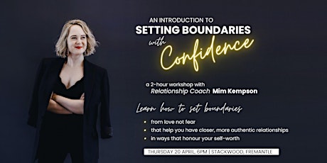 Setting Boundaries with Confidence primary image
