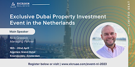 Exclusive Dubai Property Investment Event in the Netherlands