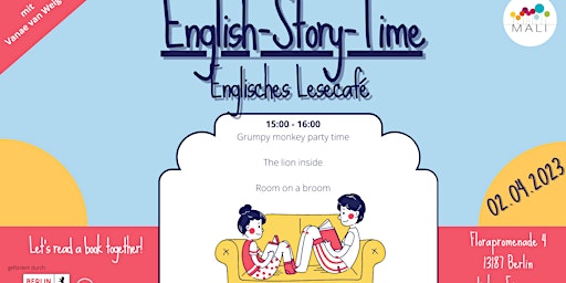English Story-Time - Englisches Lesecafé (for Kids 0-6 y.)