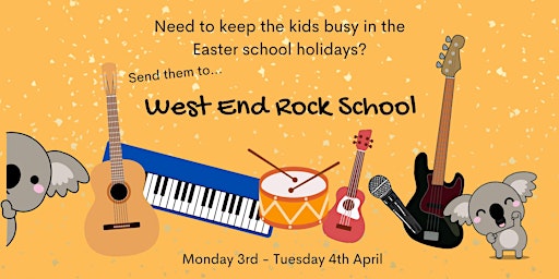 Kids Holiday Music Workshops! West End Rock School - Ages 7+