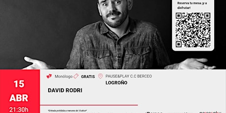 Monólogo de David Rodri en Pause&Play C.C. Berceo (Logroño)