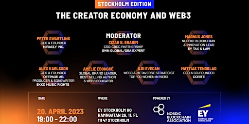 The Creator Economy & Web3 - Stockholm Edition
