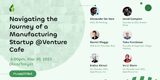 Navigating the Journey of a Manufacturing Startup @Venture Cafe