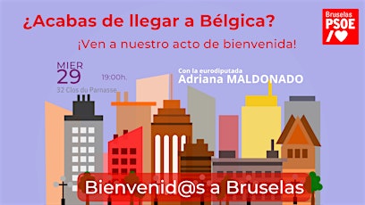 Bienvenid@ a Bruselas - Encuentro con la eurodiputada Adriana Maldonado