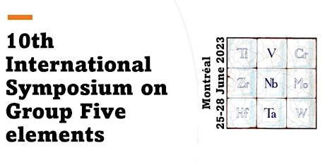10th International Symposium on Group Five Elements