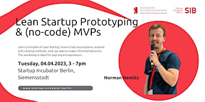 Lean Startup Prototyping & (No-Code) MVPs