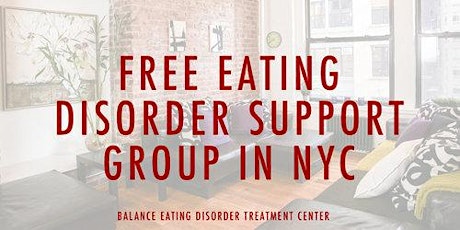 Free Virtual Eating Disorder Support Group 4/14/2023