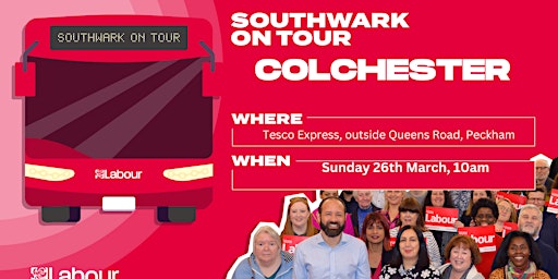 Southwark on Tour to Colchester - tickets for our coach