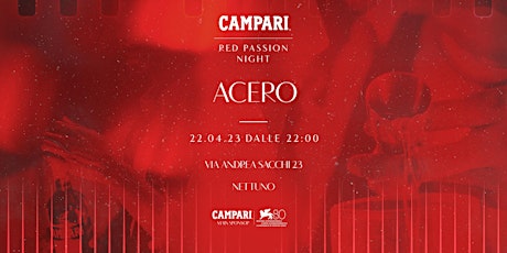 Campari Red Passion Night - Acero