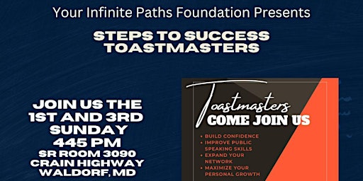 Imagem principal de Steps to Success Toastmasters