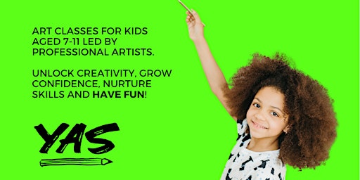 Primaire afbeelding van YAS Summer Term - Tuesday Art Classes (13 weeks) for kids aged 7-10