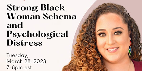 Strong Black woman schema and psychological distress primary image