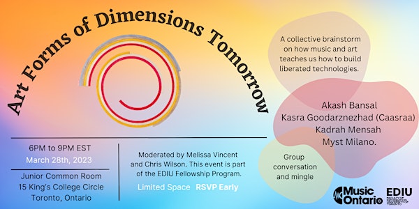 Art Forms of Dimensions of Tomorrow