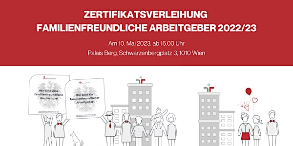 Zertifikatsverleihung familienfreundliche Arbeitgeber 2022/23