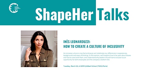 ShapeHer Talk avec Inès Leonarduzzi (Digital For The Planet, NELIE +)