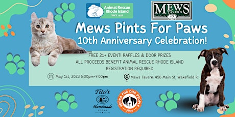 ARRI & Mews Pints For Paws 10th Anniversary Celebration