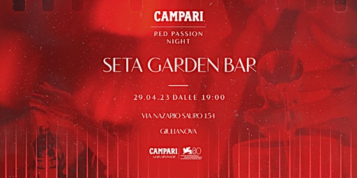 Campari Red Passion Night - Seta Garden Bar