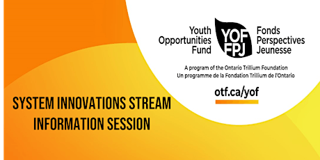 Youth Opportunities Fund System Innovations Stream Information Session primary image