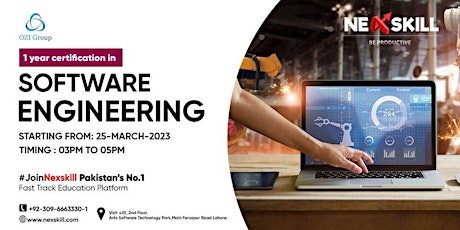 Software Engineering 1 Year Diploma  Complete Program in Lahore by Nexskill