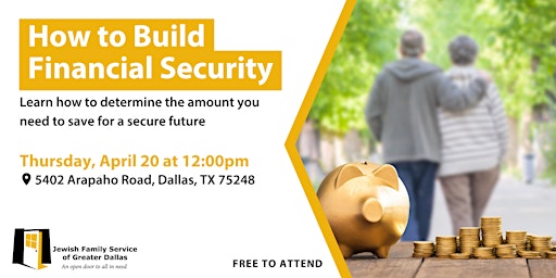 How to Build Financial Security  - Free Seminar North Dallas primary image