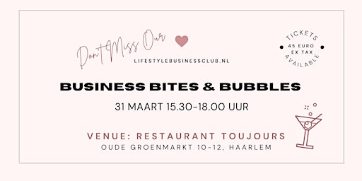 Business Bubbles & Bites Haarlem