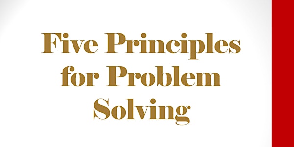 5 Principles for Problem Solving - Ontario