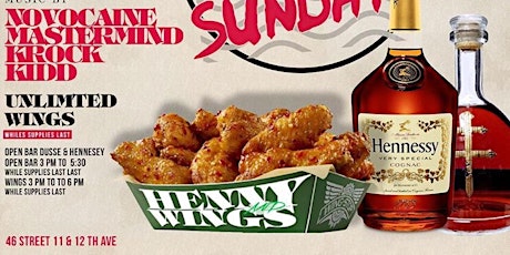 HOLY BRUNCH SUNDAYS - HENNY N WINGS  primary image