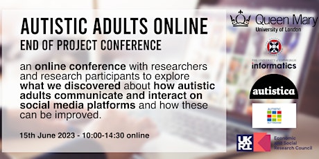 Autistic Adults Online - End of Project Conference