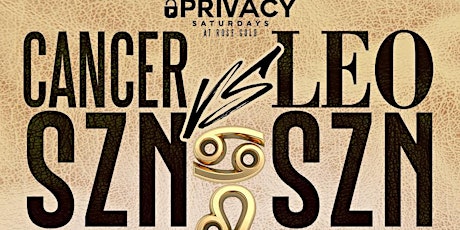 Privacy Saturday's @ Rose Gold Cocktail Den.. RSVP FREE! NO COVER! primary image
