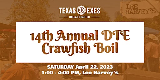 DTE Crawfish Boil: RSVP for reminder to purchase tickets starting 3/20/23