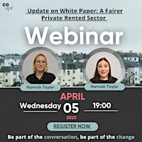 Webinar -  White Paper: ‘Fairer Private Rented Sector'