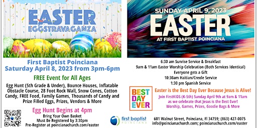 Easter EGGstravaganza (Egg Hunt) & Family Fun Day