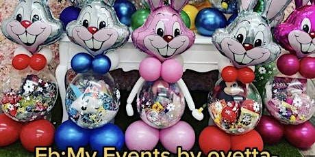 Easter Bunny Balloon Basket