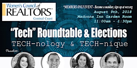 "Tech" Roundtable & Elections Member Only Event primary image