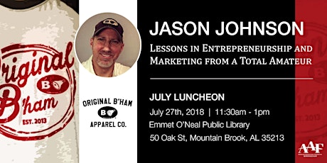 Jason Johnson: Lessons in Entrepreneurship & Marketing primary image