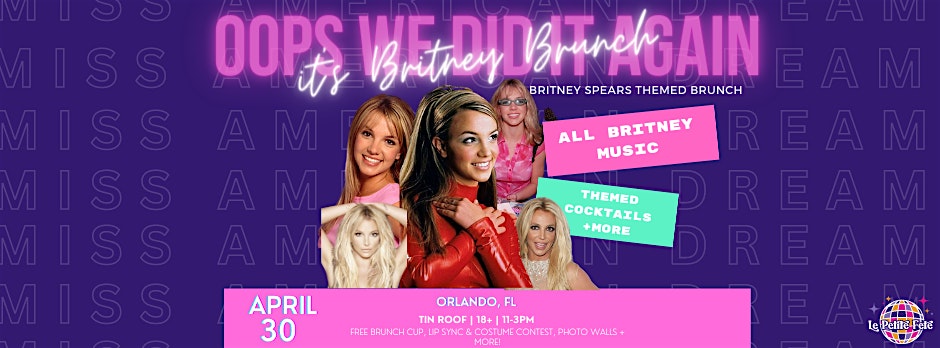 Oops We Did It Again: A Britney Spears Brunch in Orlando at Tin Roof