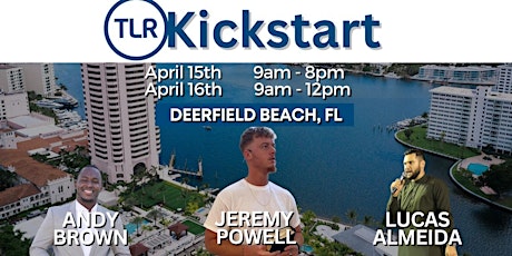 Hauptbild für 2 day kickstart w/ Jeremy Powell, Andy Brown, Lucas Almeida in West Palm FL