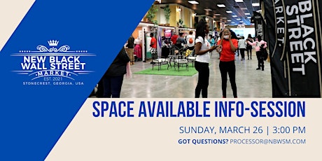 Space Available Info-session