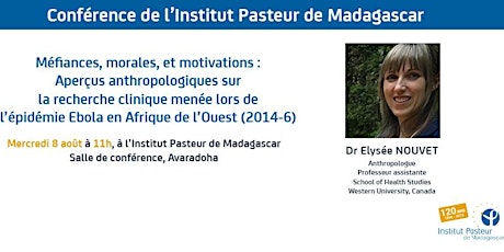 Image principale de Conférence de l'Institut Pasteur de Madagascar