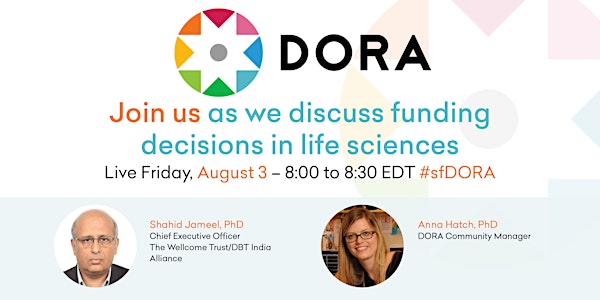 #sfDORA Interviews: Research Evaluation and Funding Decisions