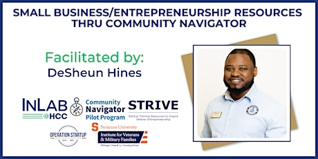 Small Business/Entrepreneurship Resources Through Community Navigator