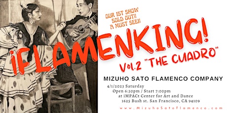 ¡FLAMENKING! Vol.2 "THE CUADRO" by Mizuho Sato Flamenco Company