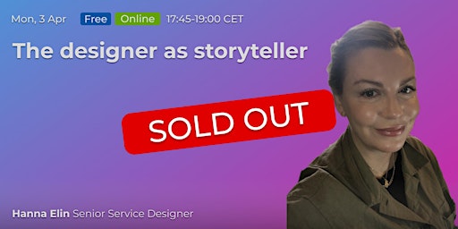 The designer as storyteller // UX Passion Talk - PHYSICAL