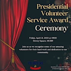 Presidential Volunteer Service Award Ceremony