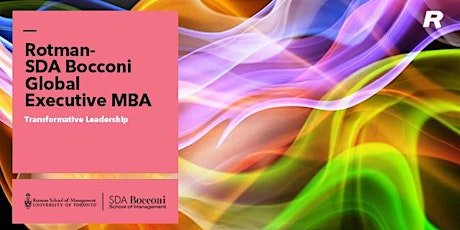 Admissions Consults: Rotman-SDA Bocconi's Global Executive MBA