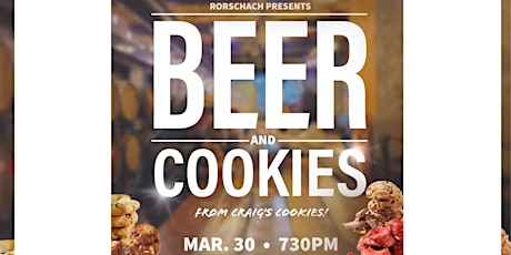 A Beer & Cookie Pairing at Rorschach Brewery!